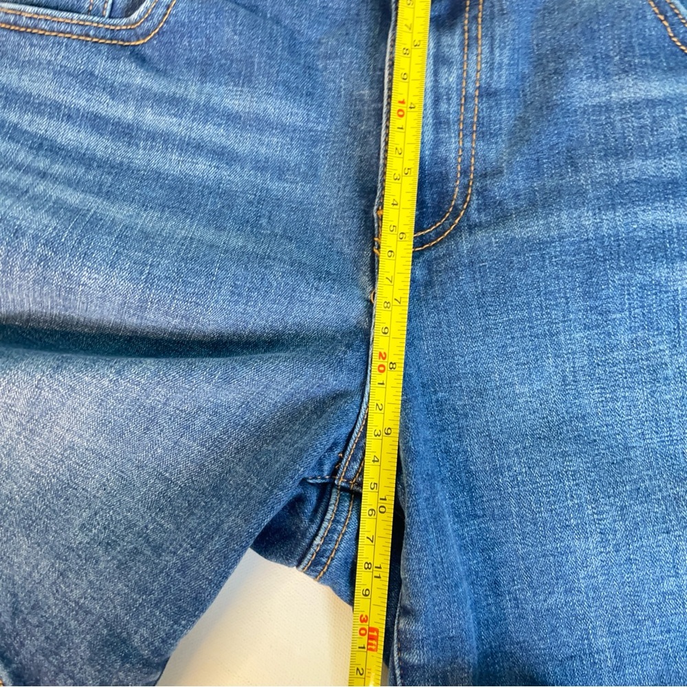 Lucky Brand Shorts Women's 12 Blue Denim Jeans Shorts The Roll Up - Picture 10 of 13